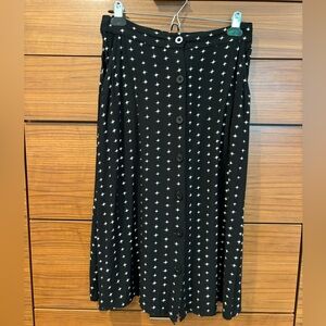 RVCA Women’s Button Front Midi Skirt, Size Small.